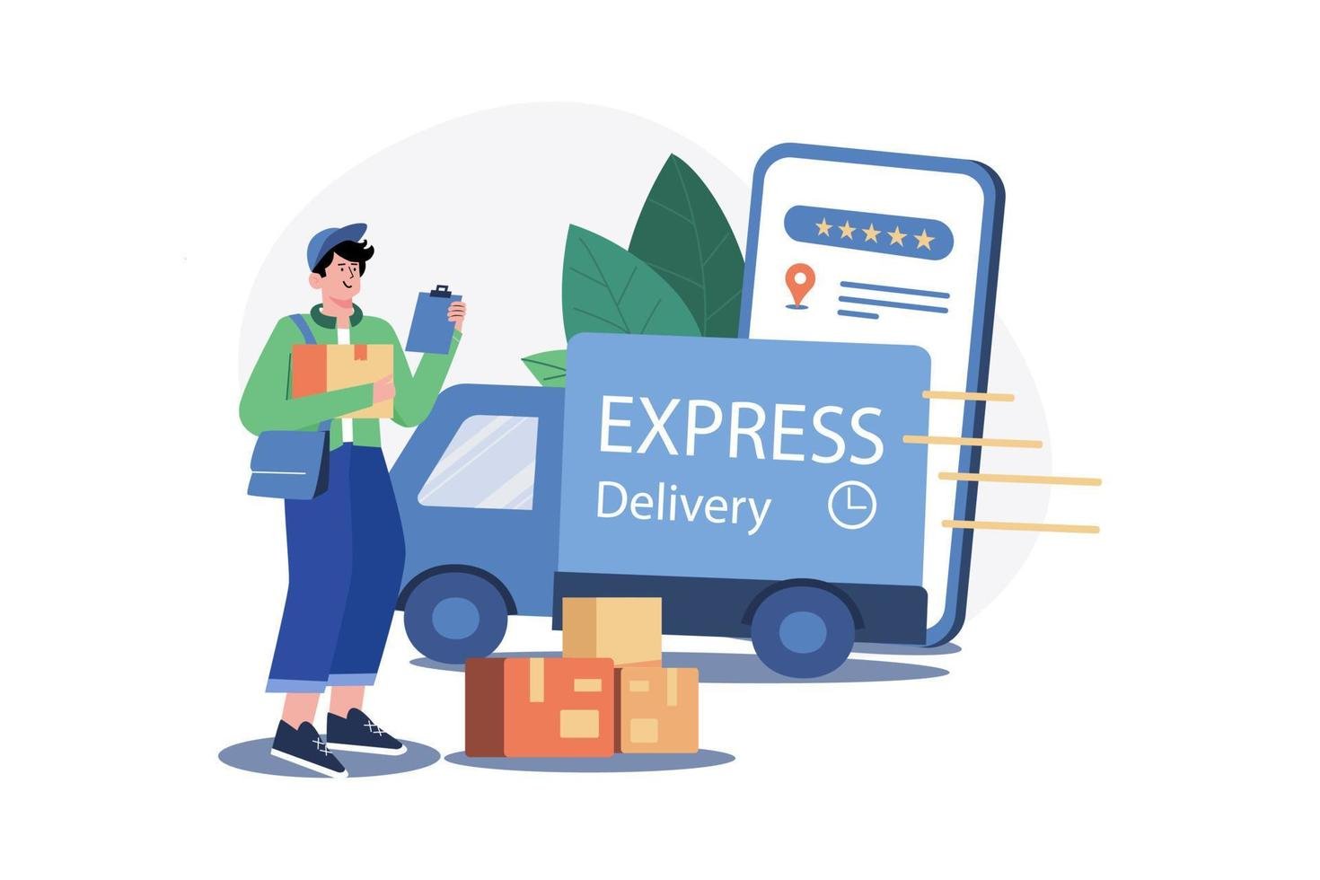 Express sorting facility